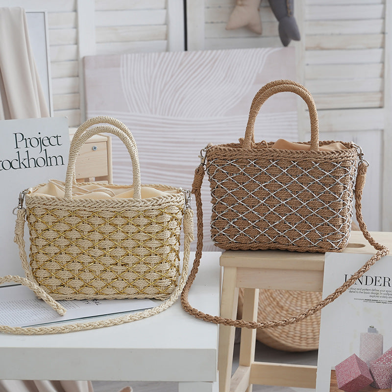 Stilvolle Rattan-Handtasche Brehn