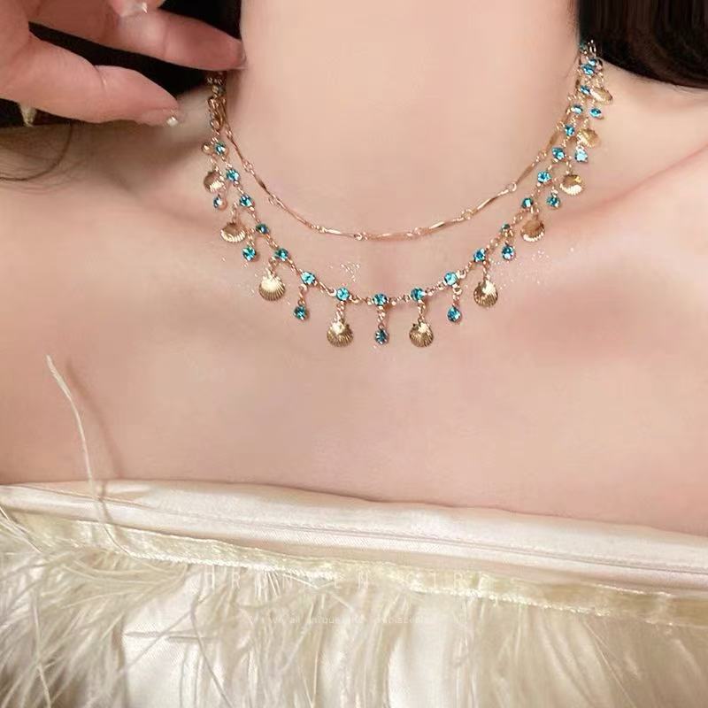 Elegante Edelsteinkette Brehn
