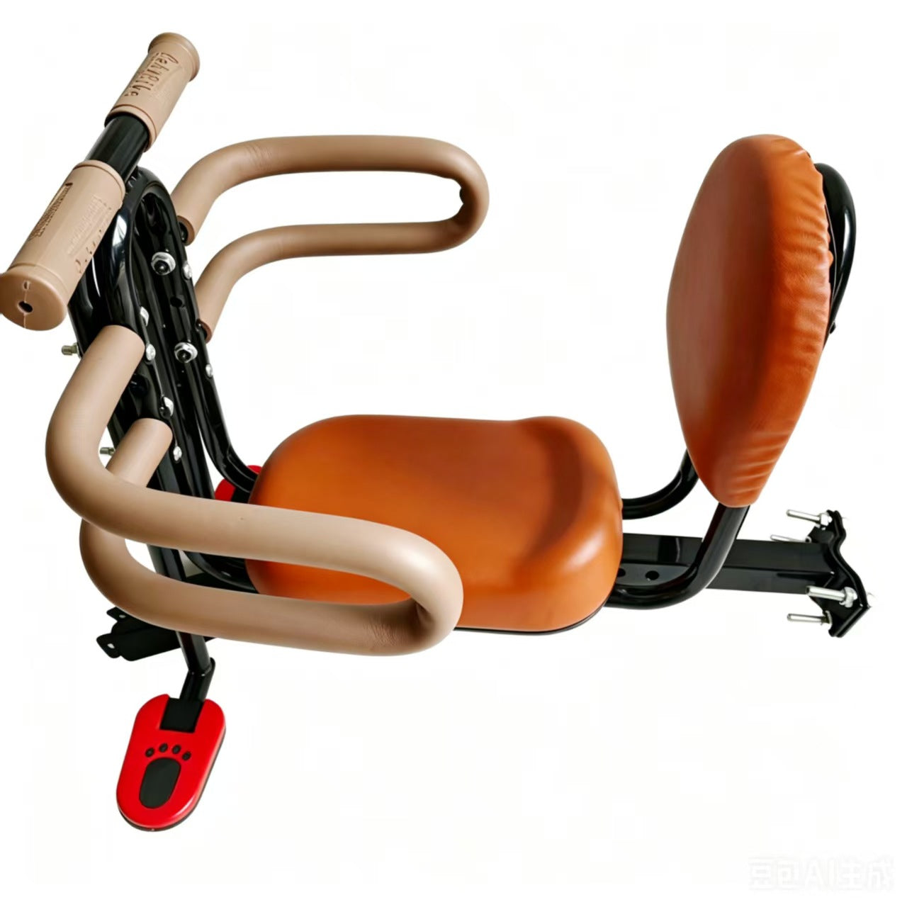 polsterbarer abnehmbarer Kinderscooter-Sitz mit Rückenlehne und Sicherheitsarmlehnen Brehn