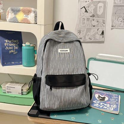 Stylische gestreifte Rucksack Brehn