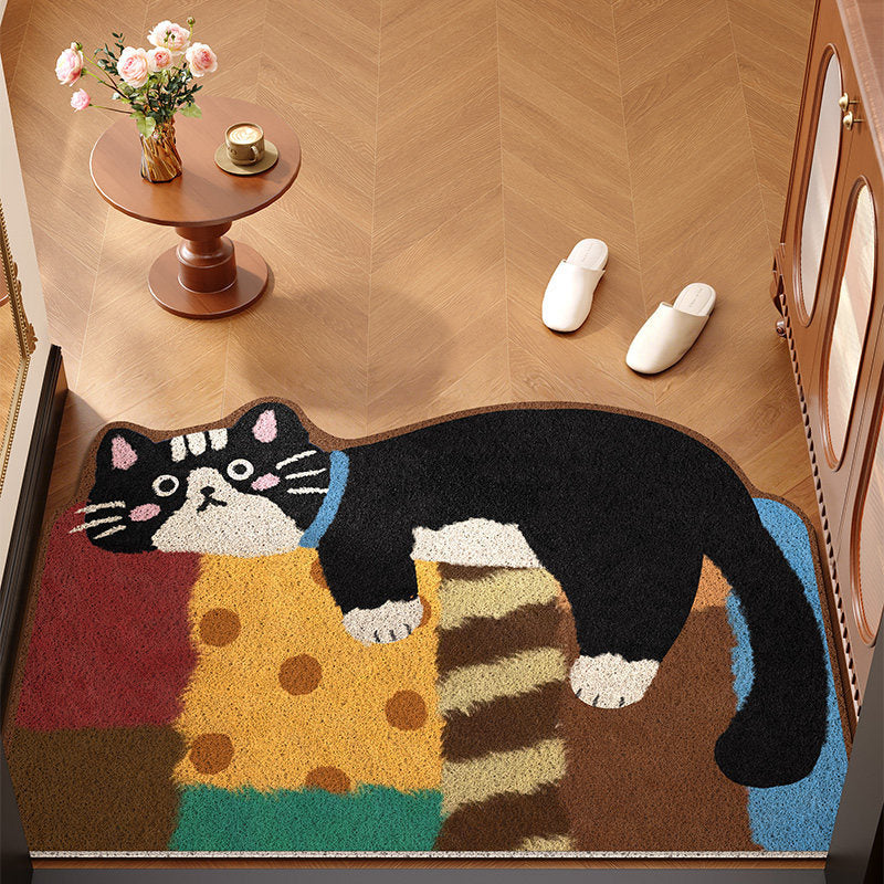 Niedlicher katzenfreundlicher Wohnzimmerteppich