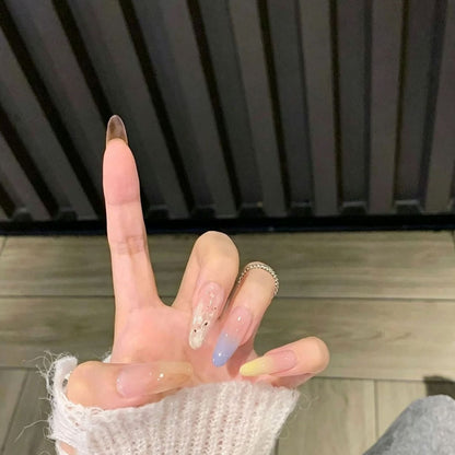 Trendige Künstlerische Stiletto-Nagelverstärkungen