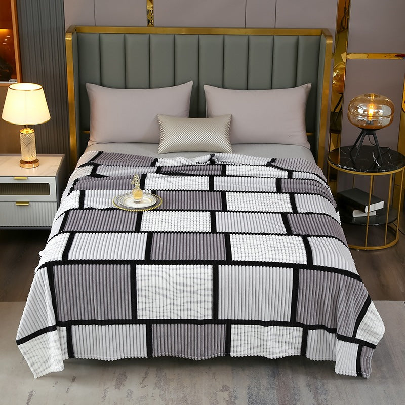 Dekoratieve Fleece-Wurfdecke