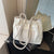 Modische geflochtene Griff Tote Bag Brehn