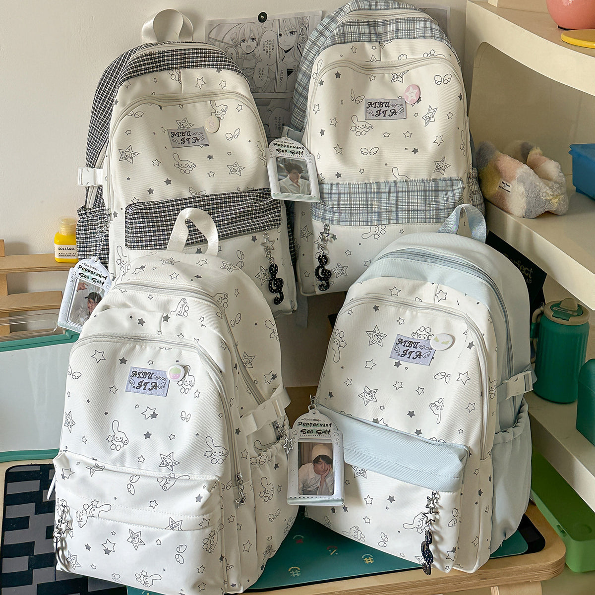 Stylischer Grafikdruck-Rucksack Brehn