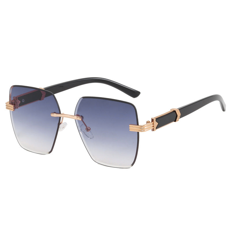 Damen Luxus-Sonnenbrille mit einzigartigem Rahmen und edlen Akzenten Brehn