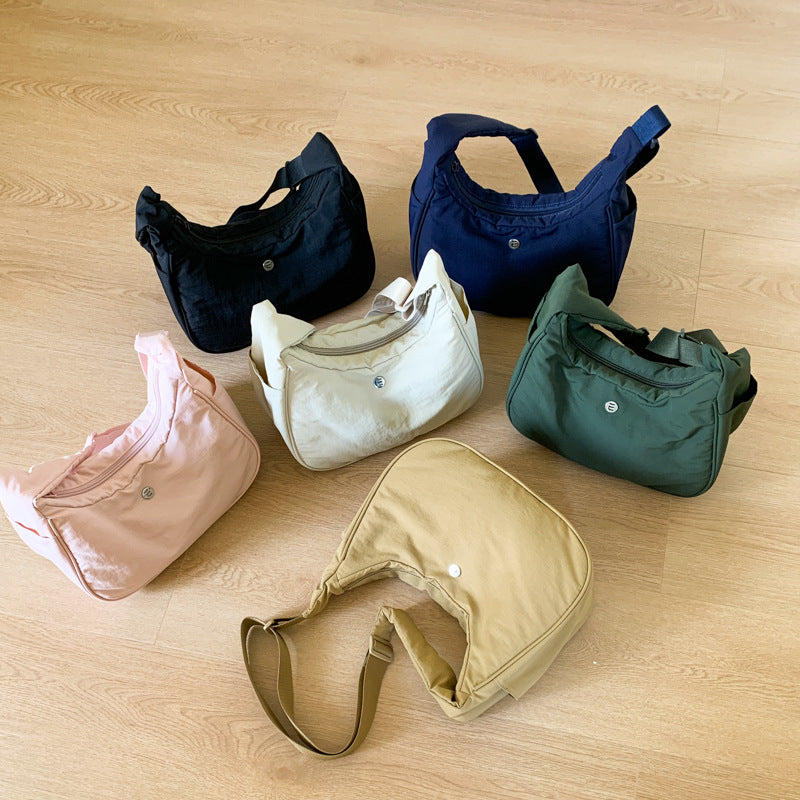 Leichtes weiches Stoff-Schultertasche Brehn