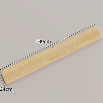 Ergonomische Massivholz-Tastatur-Handballenablage mit Kabelschlitz