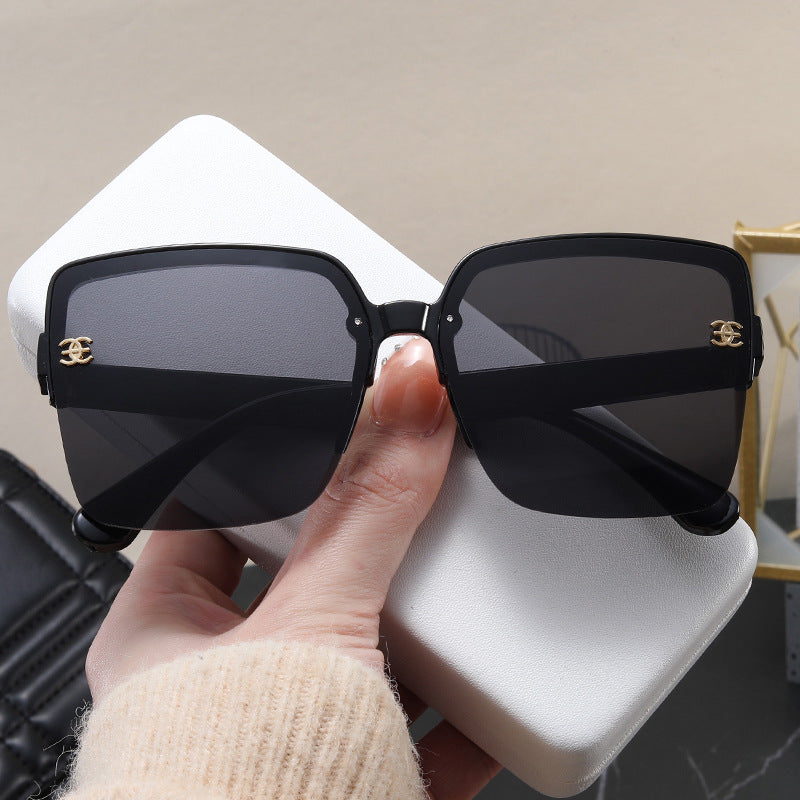 Damen oversized quadratische Sonnenbrille mit hochwertigen Gläsern Brehn