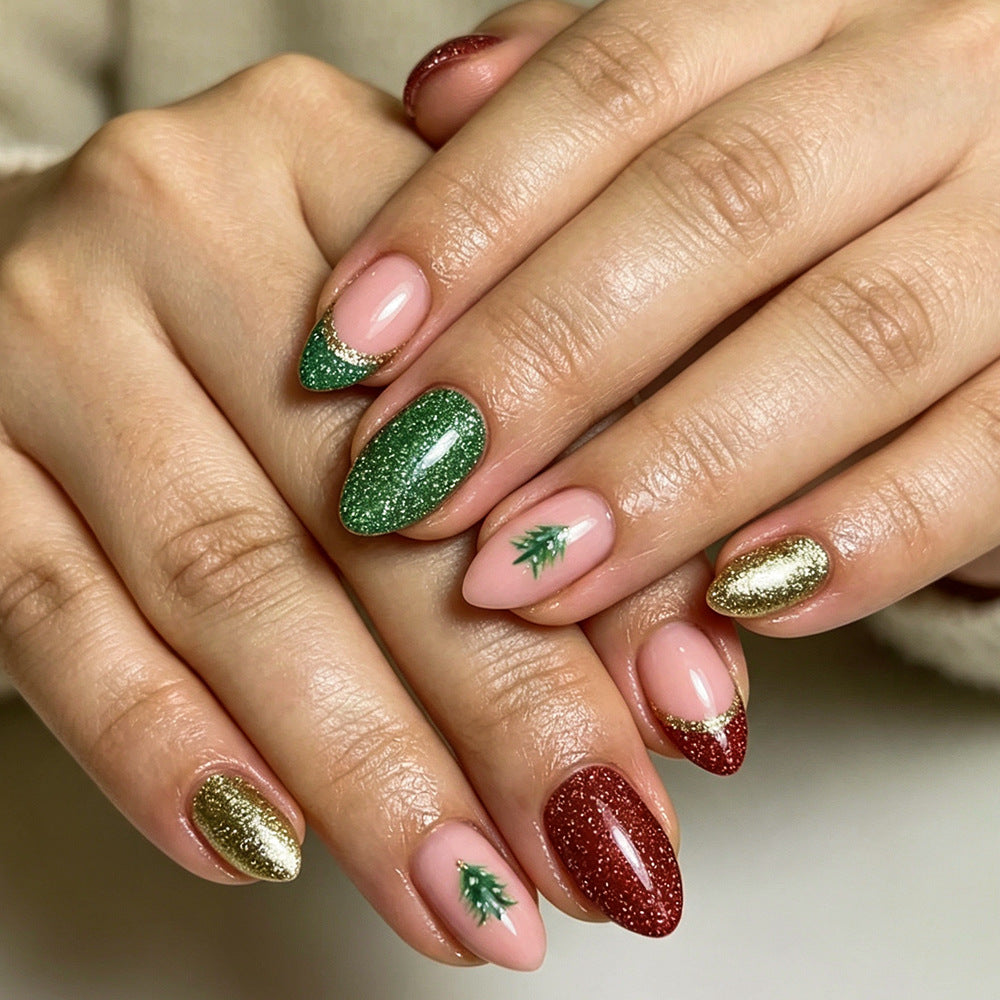 Festives Kunstvolles Nageldesign Brehn