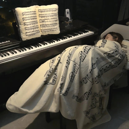 Gemütliche musikthemen fleece-decke