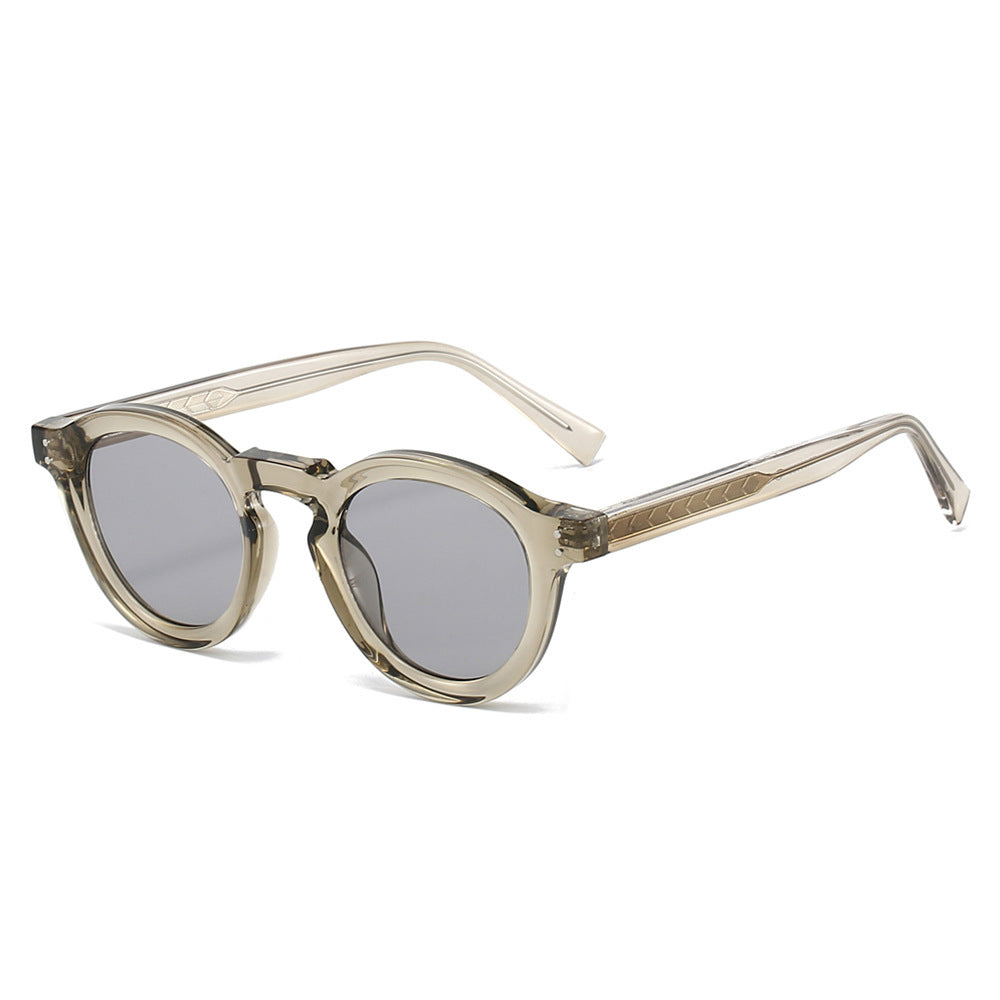 Damen modische Sonnenbrille im stilvollen runden Design von Brehn