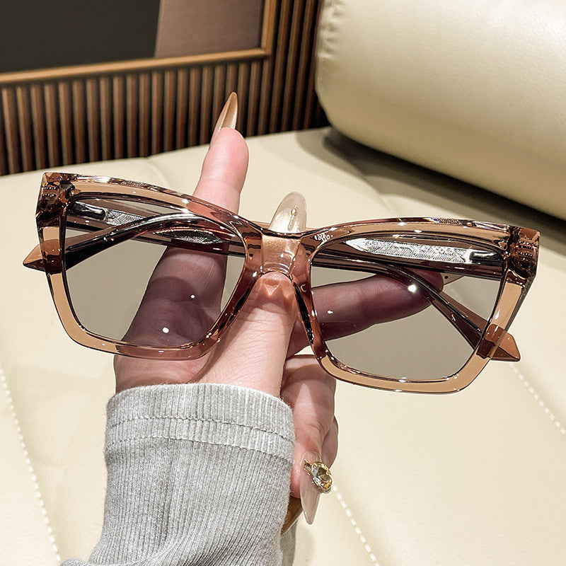 Damen trendige Oversized-Sonnenbrille Brehn