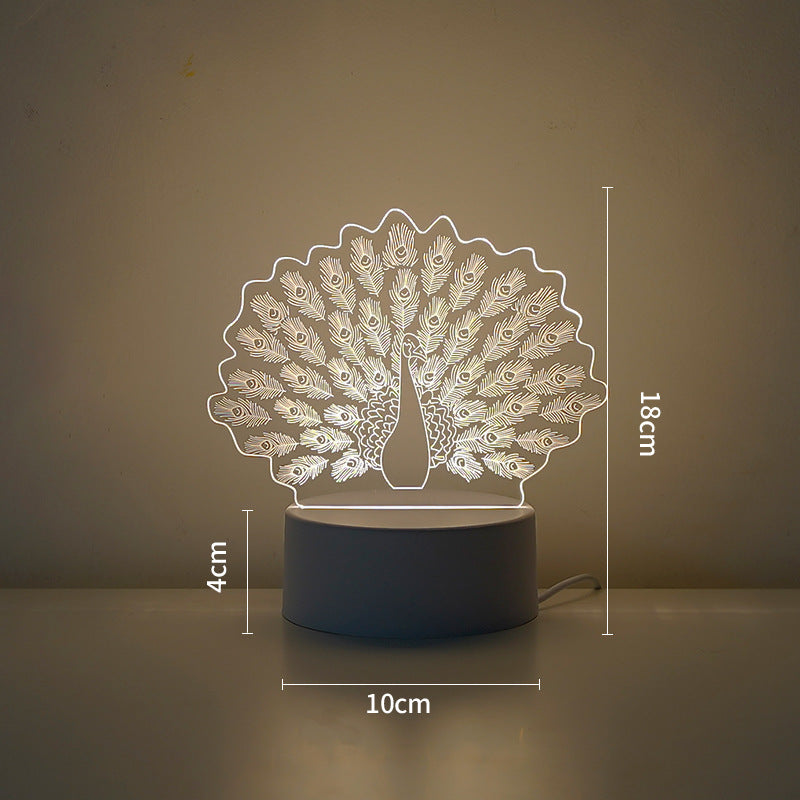 LED Tiger Figur Dekorative Lampe
