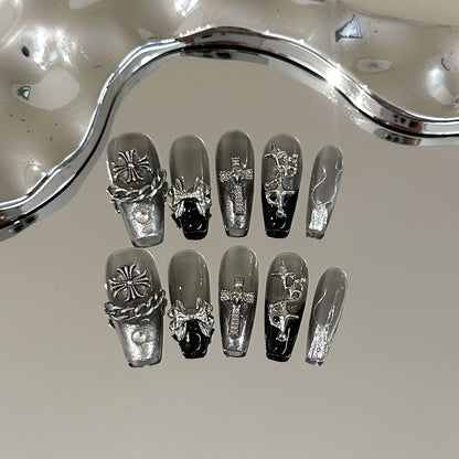 Künstlerisches gotisches Drucknagel-Set