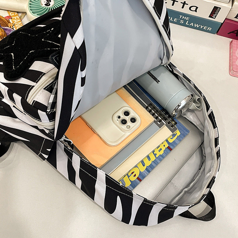 Rucksack mit Kreativen Applikationen und Praktischen Fächern Brehn