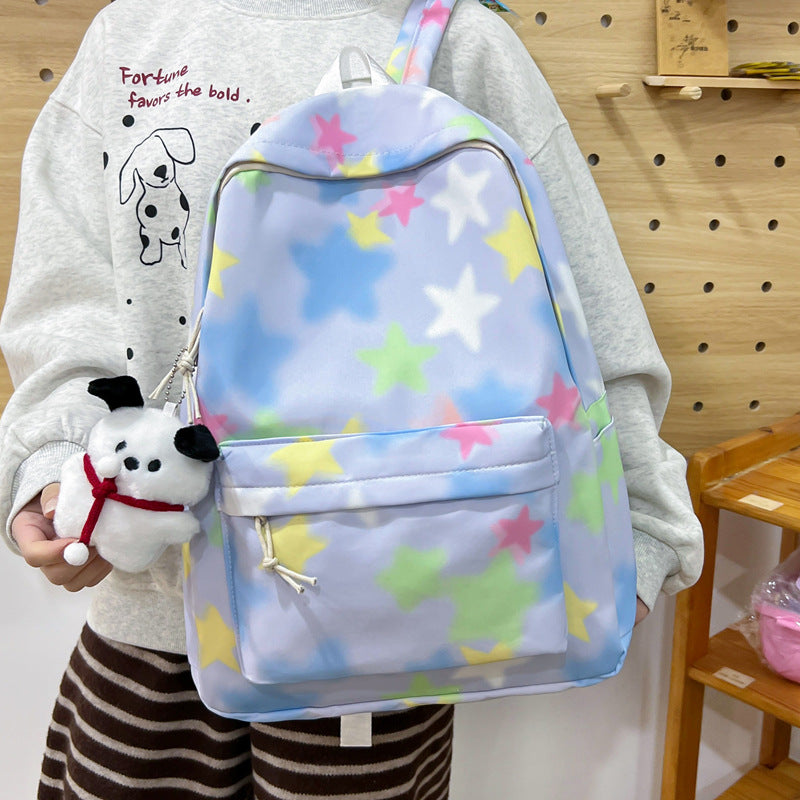 Bunter Sternen-Print Rucksack Brehn