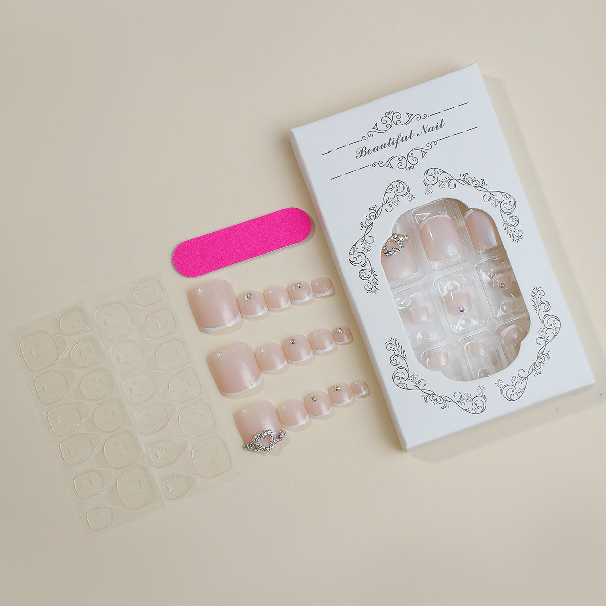 Nagelkunstset mit eleganten Glitzerakzenten Brehn