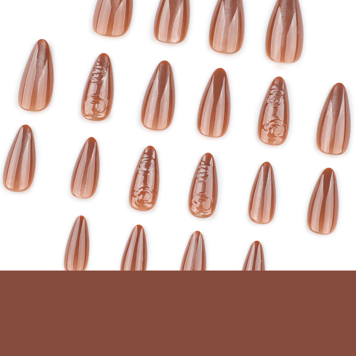 Kunstvolle Rosen-Nagelkunst mit Glanz Brehn