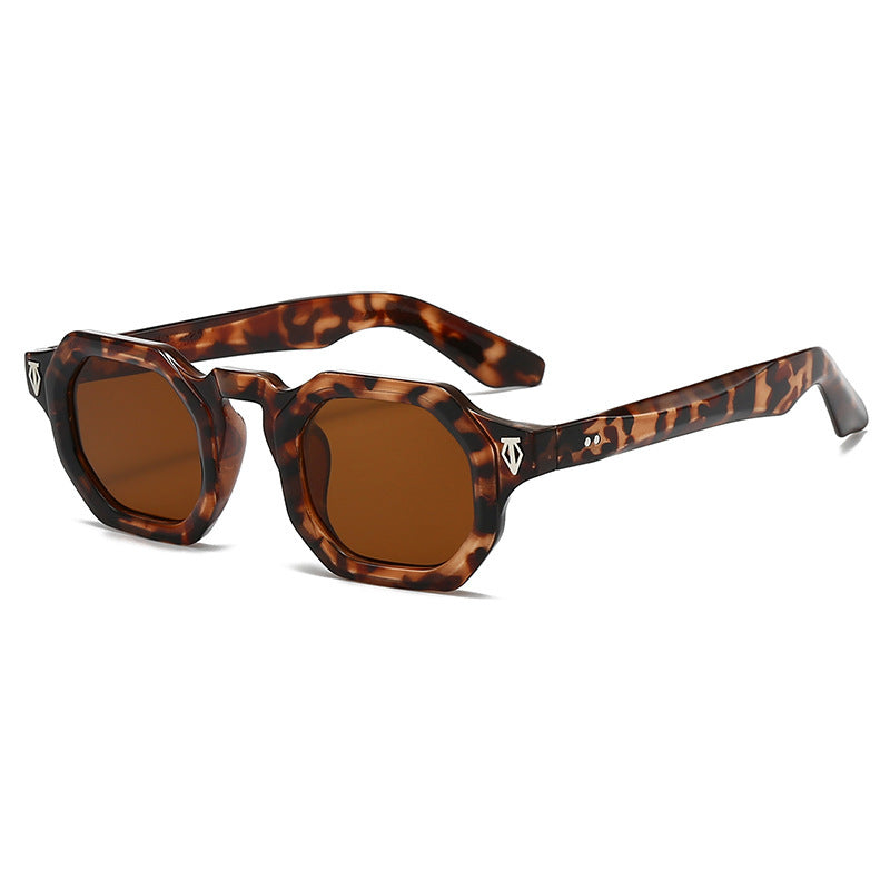 Moderne achteckige Rahmen Sonnenbrille Brehn