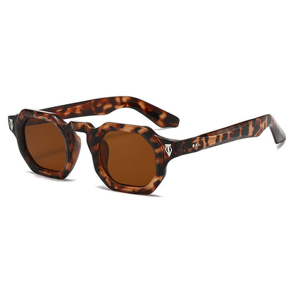 Moderne achteckige Rahmen Sonnenbrille Brehn