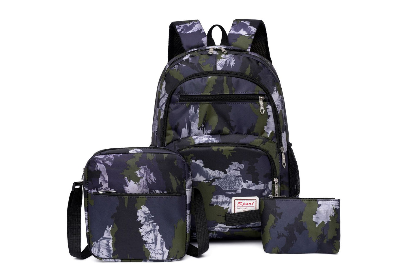 Schulrucksack mit Mehreren Fächern und Passendem Zubehör Brehn