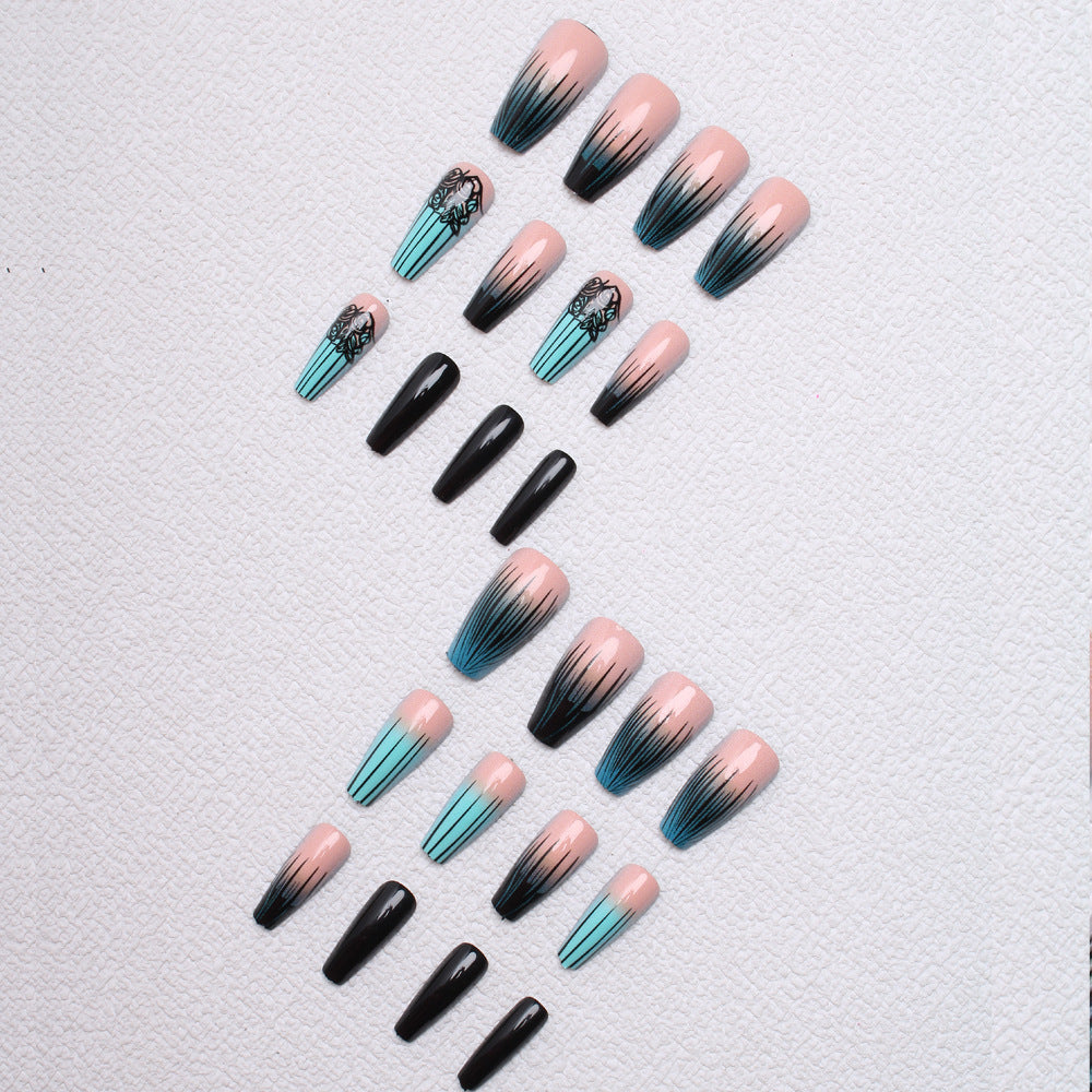 Ombre-Gradient-Nagelkunstverlängerungen Brehn