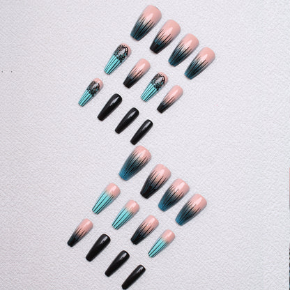 Ombre-Gradient-Nagelkunstverlängerungen Brehn