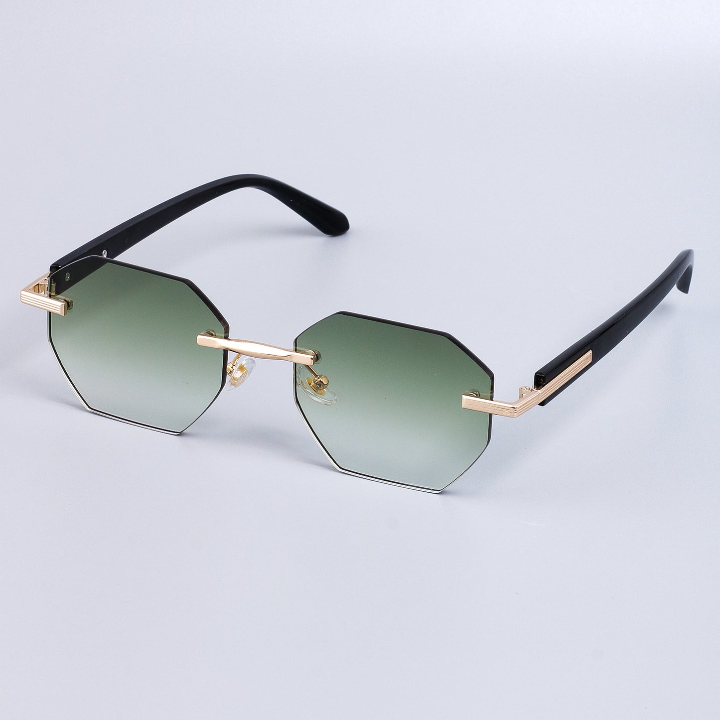 Damen stilvolle Sonnenbrille im modischen Achtkant-Design mit hochwertigem Rahmen Brehn