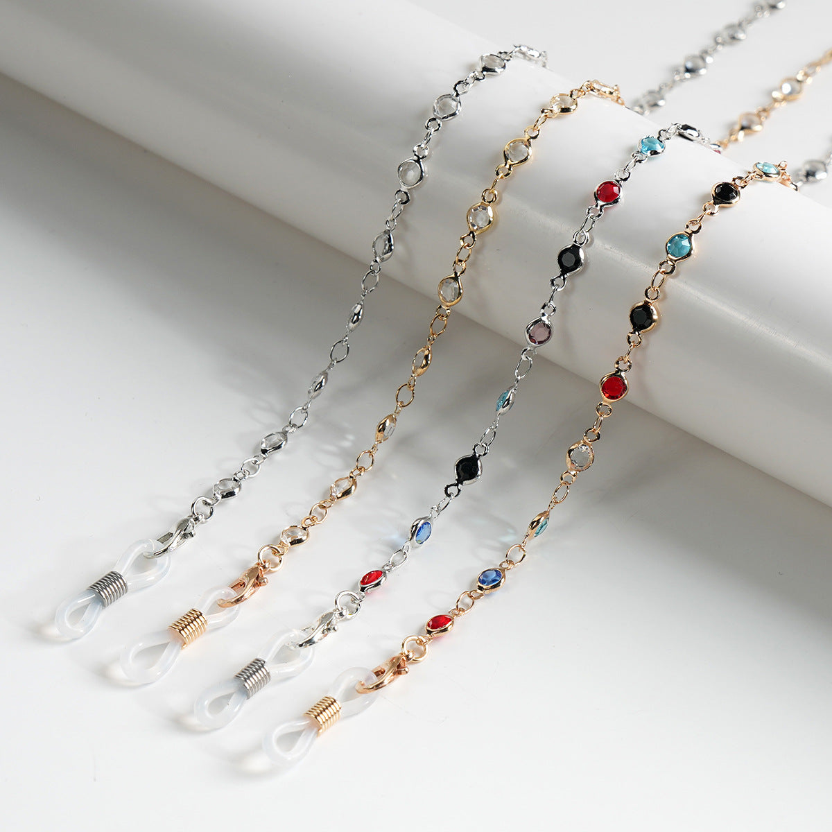 Stylische Edelstein Brillen Kette Brehn