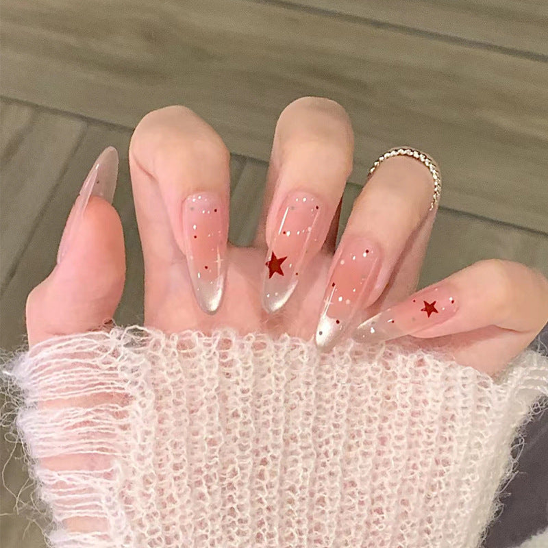 Elegantes Press-On-Nagelset mit Glitter- und Glanzfinish Brehn