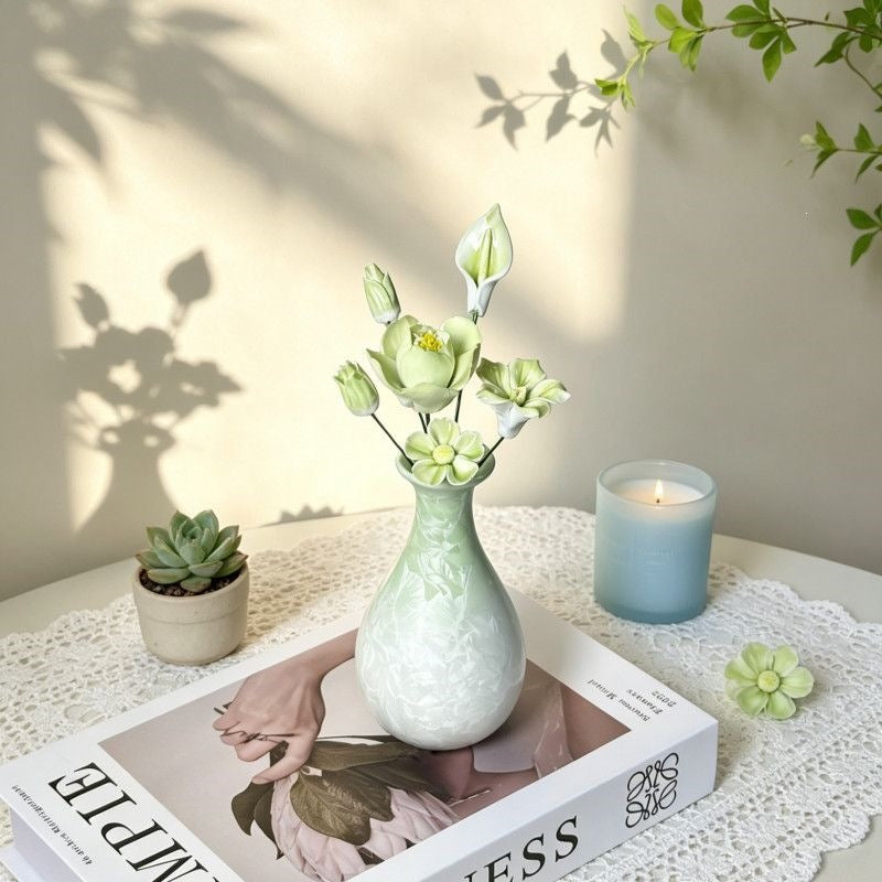 Dekorative Keramische Blumenvase