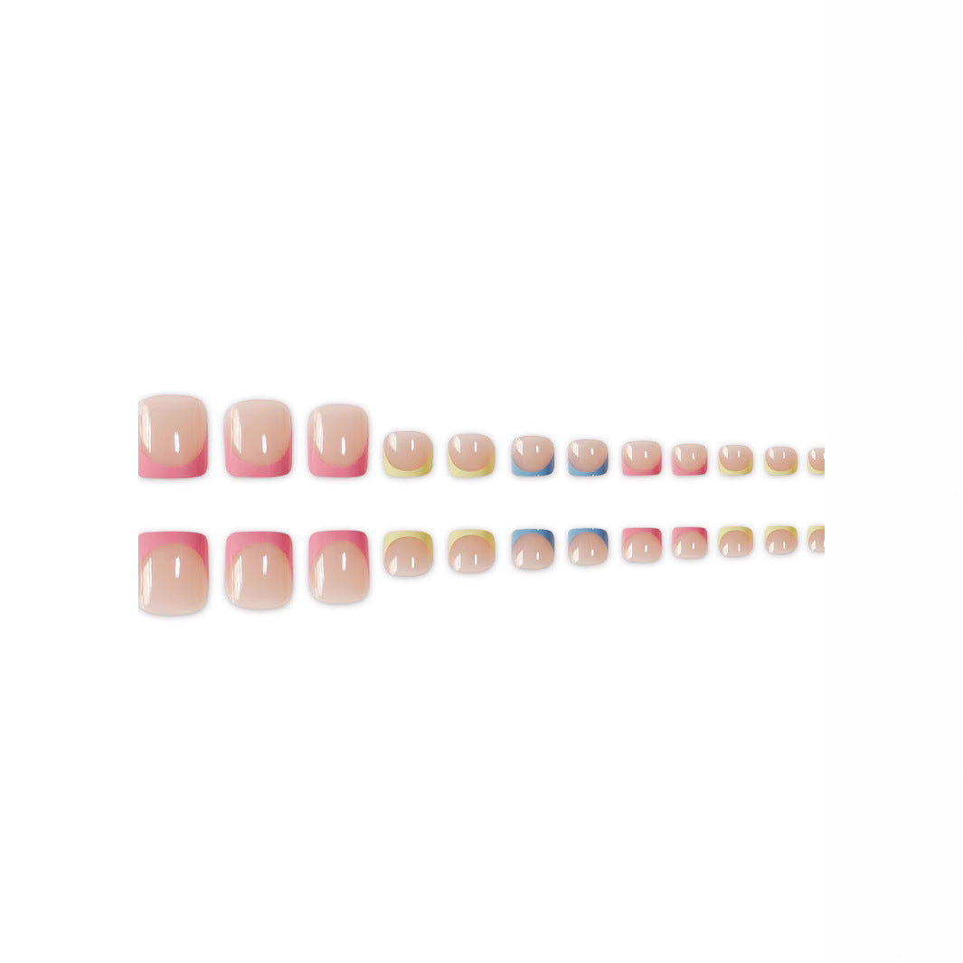 Dekoratives French Tip Nail Art Set Brehn