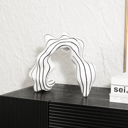 Dekorative Wellenform Skulptur