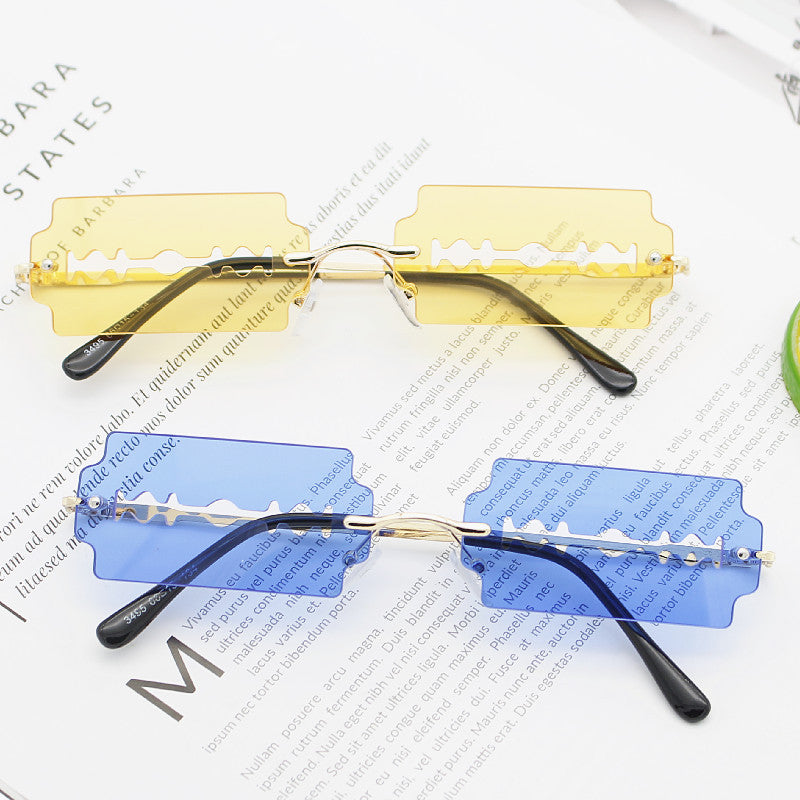 Damen Modische Retro-Sonnenbrille im einzigartigen Design Brehn