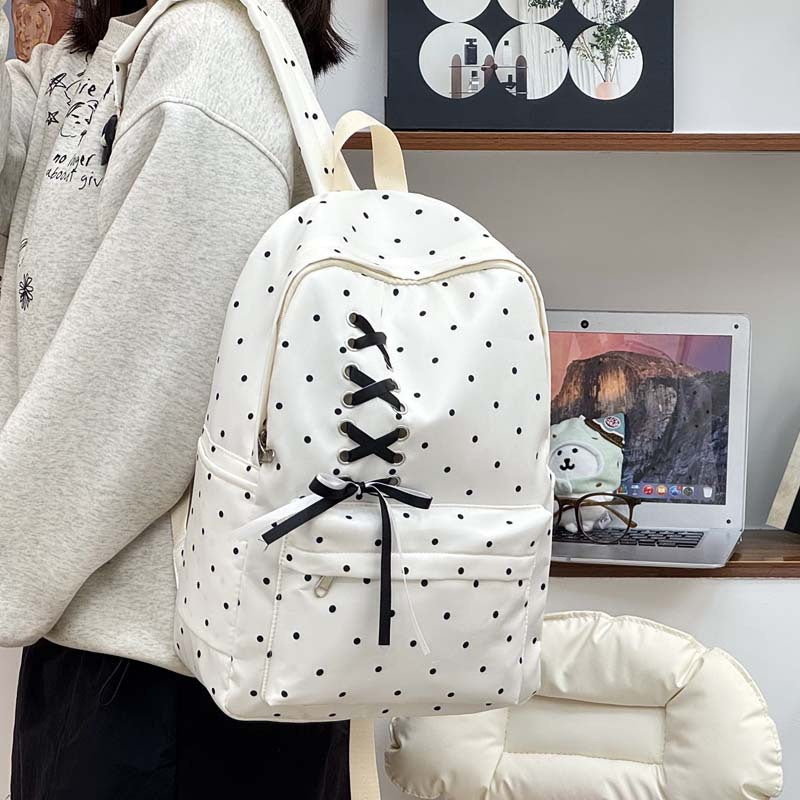 Verspielter Punkte Casual Rucksack Brehn