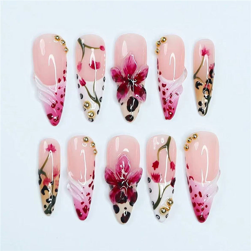 Premium Floral Acryl Nagelkunst Set Brehn