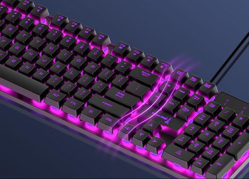 Gaming-Tastatur mit anpassbarem RGB-Beleuchtung Brehn