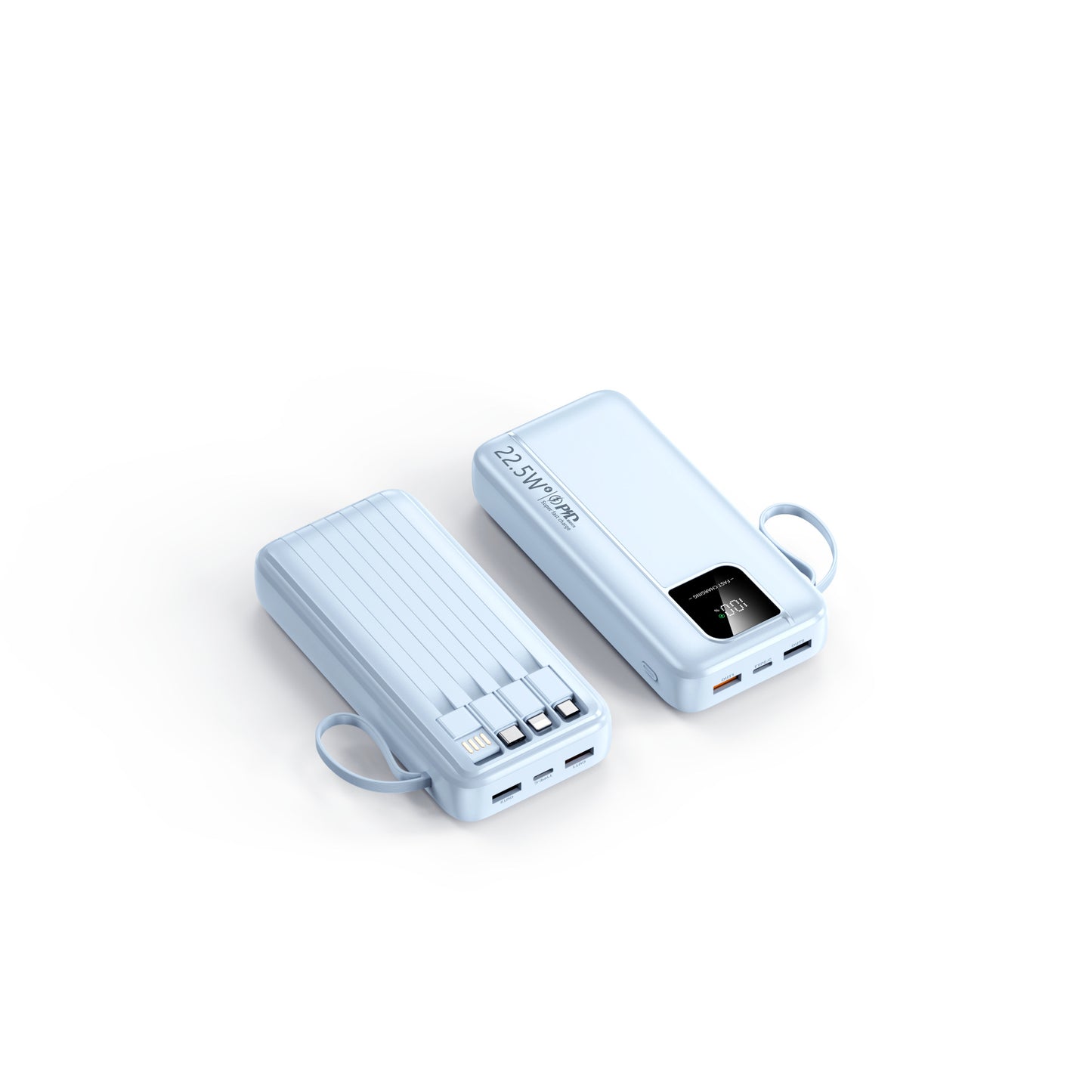Tragbare Powerbank mit Multifunktionalem Ladeanschluss Brehn