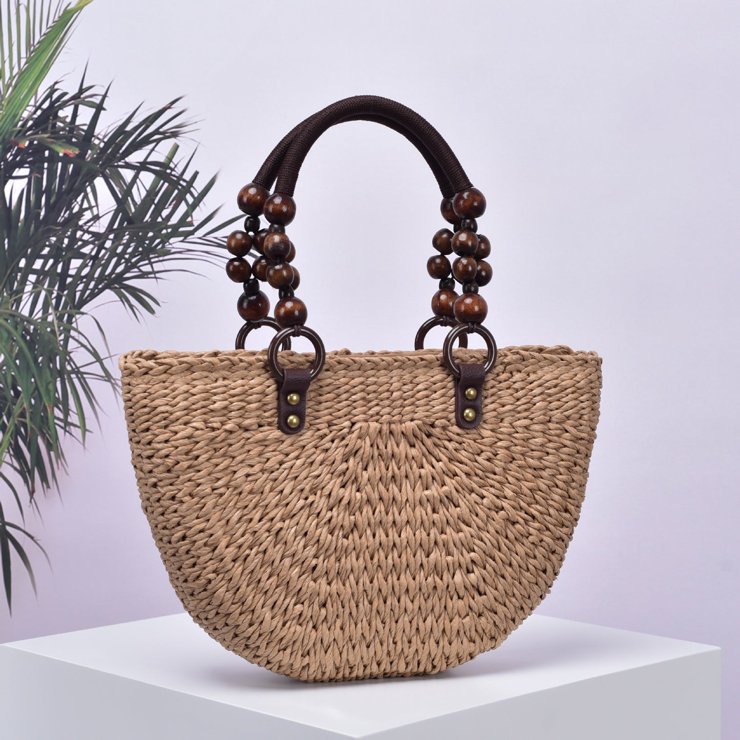 Elegante Bast-Handtasche Brehn