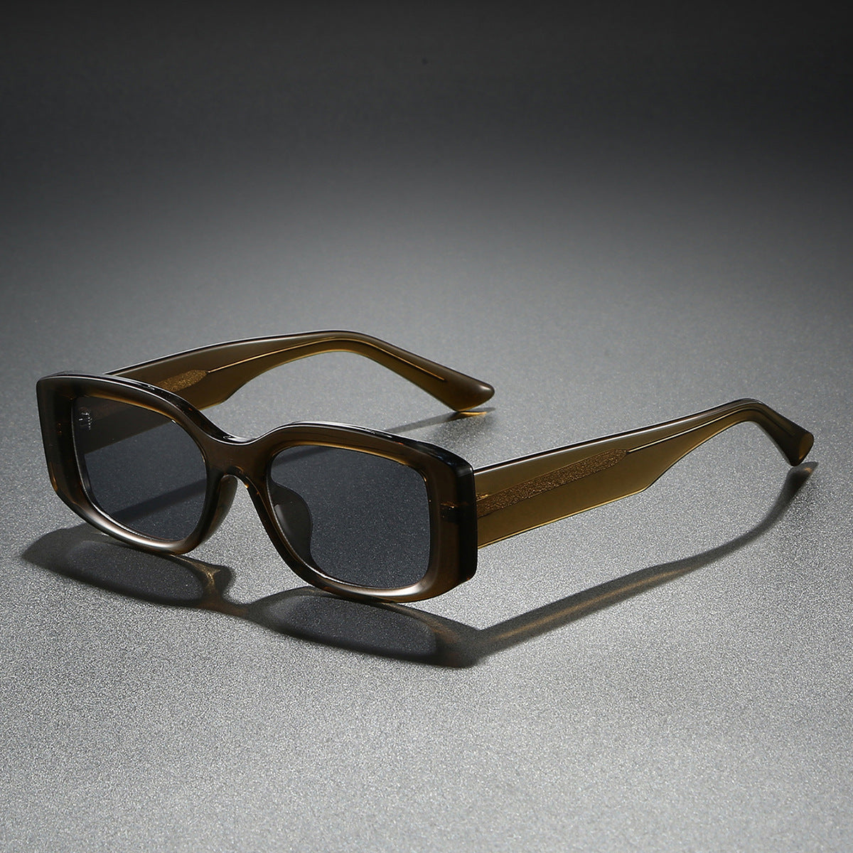Damen modische Sonnenbrille im stylischen, eckigen Rahmen Brehn