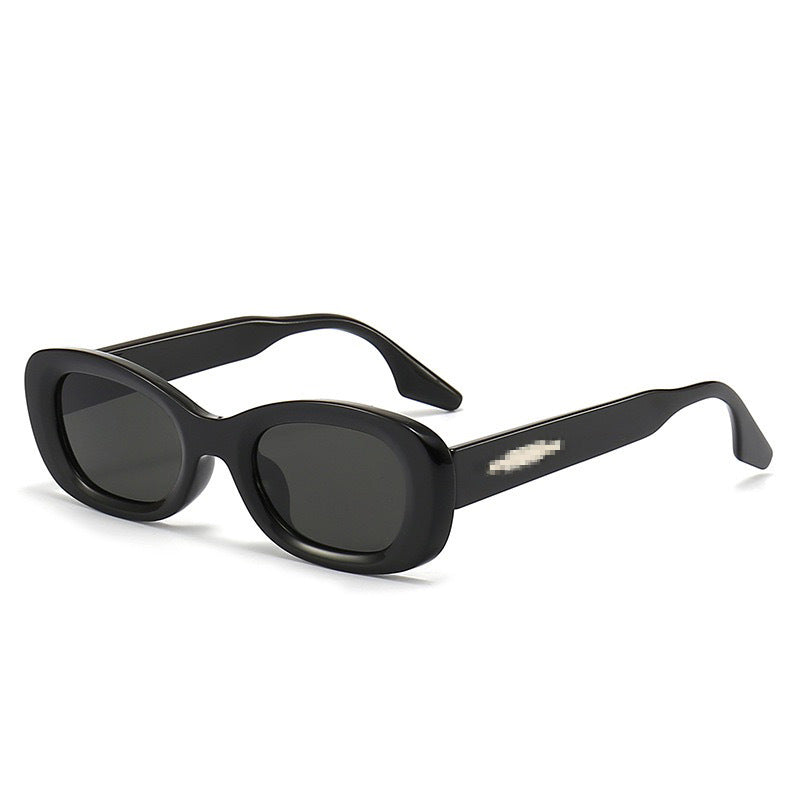 Retro-inspirierte quadratische Sonnenbrille