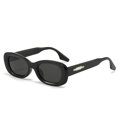 Retro-inspirierte quadratische Sonnenbrille