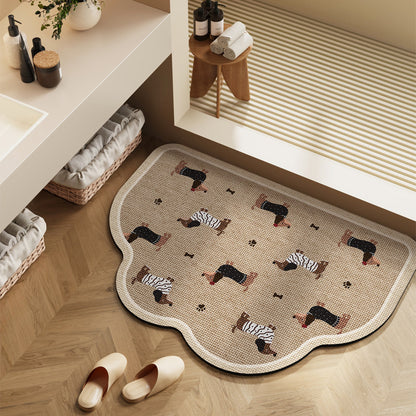 Stylische Badezimmermatte für moderne Innenräume