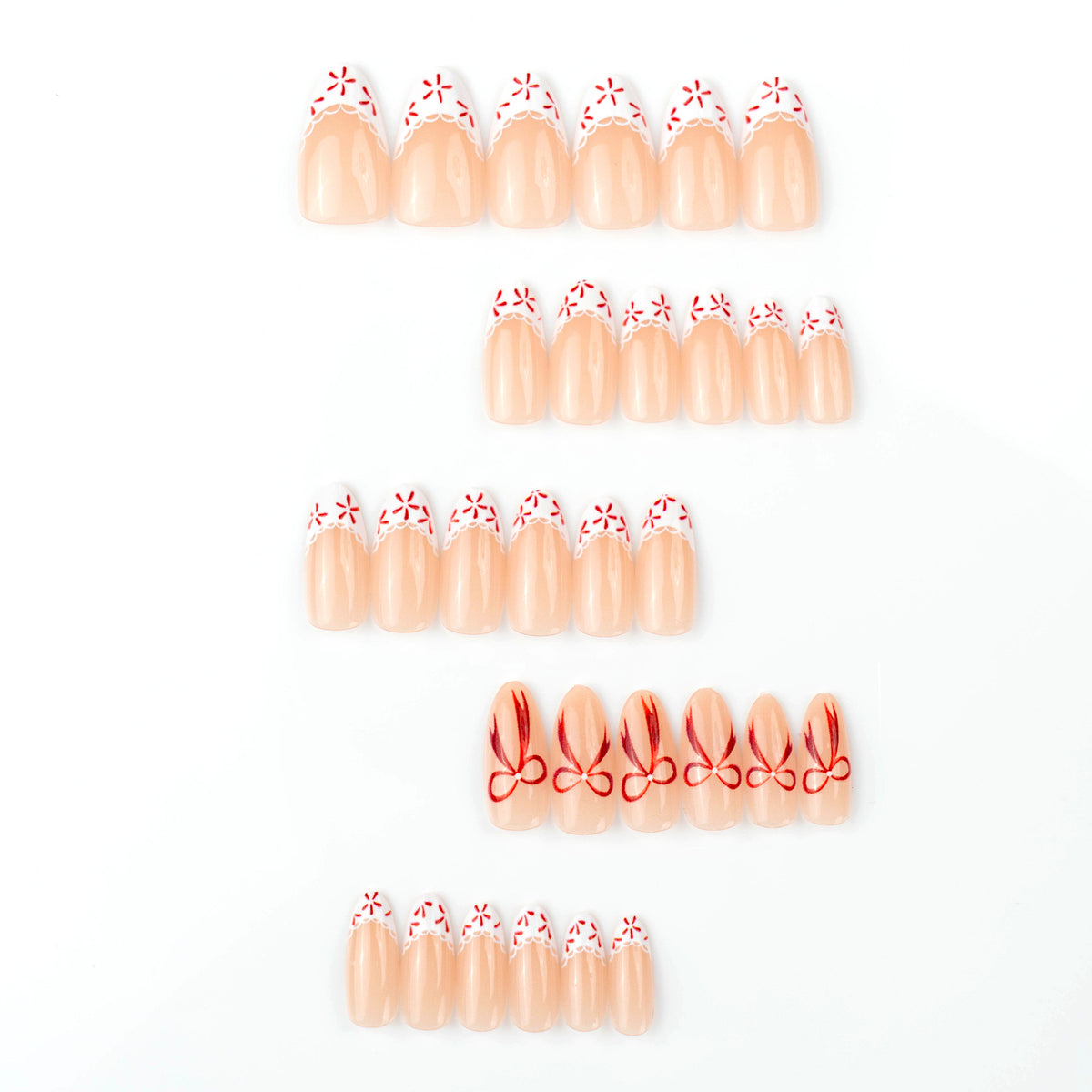 Elegantes, urlaubsinspiriertes Press-On-Nagelkunstset Brehn