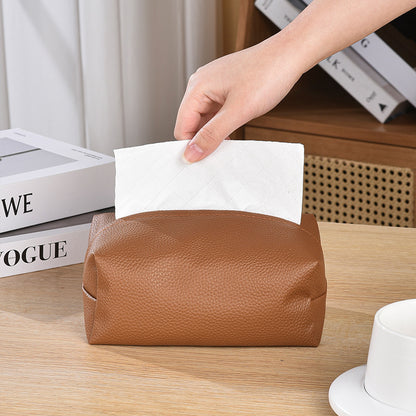 Premium Leder Taschentuchbox Cover Brehn