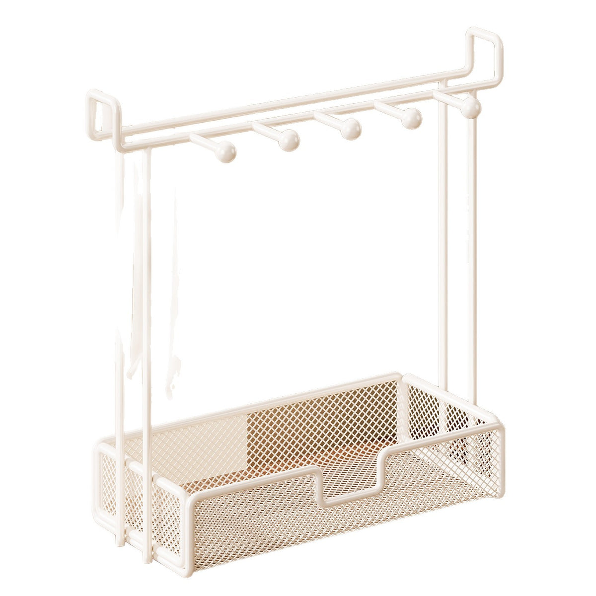Haarband und Haarschmuck Organizer Ständer mit Mesh-Aufbewahrungsschale