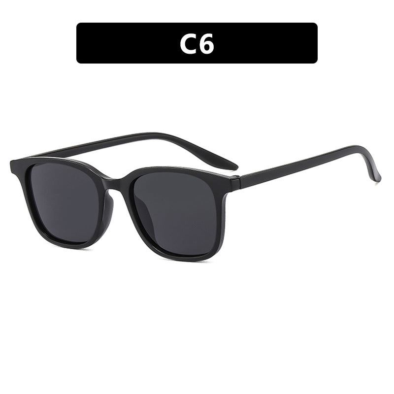 Damen trendige quadratische Sonnenbrille mit polarisierenden Gläsern Brehn