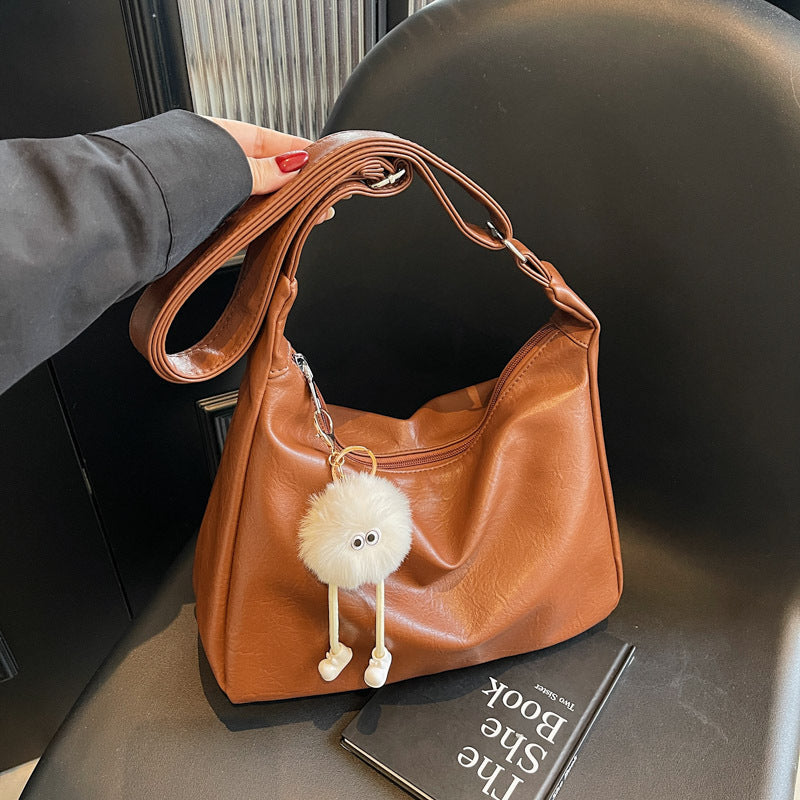 Elegante Schlappe Schultertasche Brehn