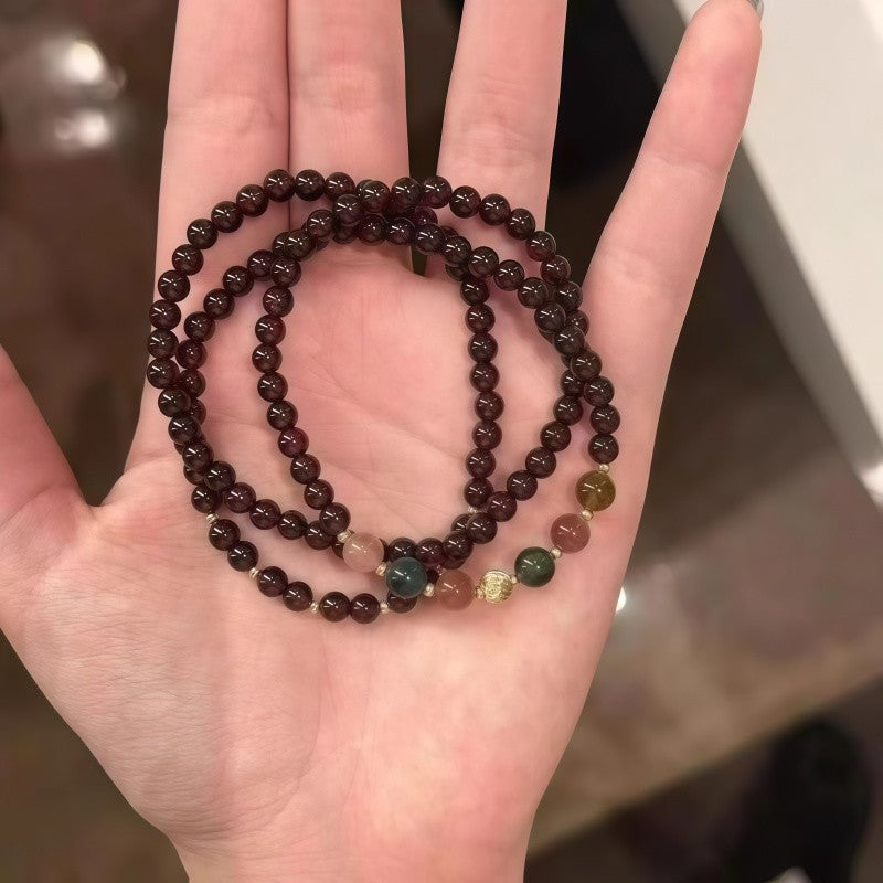 Natürliche Stein Perlenarmband Brehn